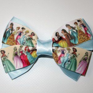 Designer Princesses Hair Bow Disney Inspired